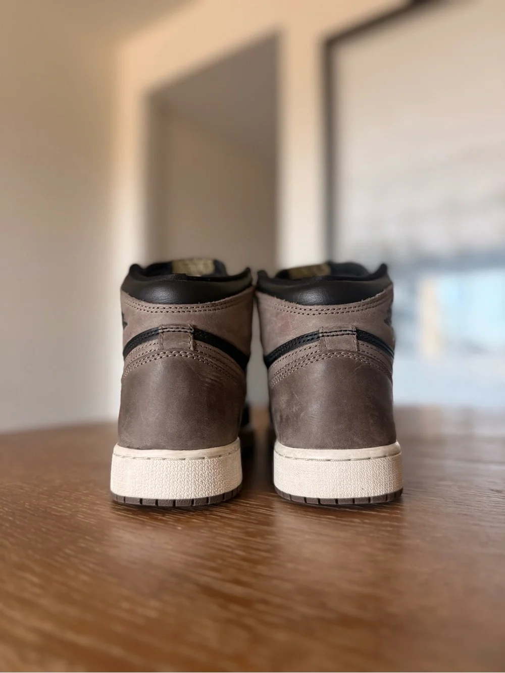 Nike Air Jordan 1 High - Black and Brown Suede